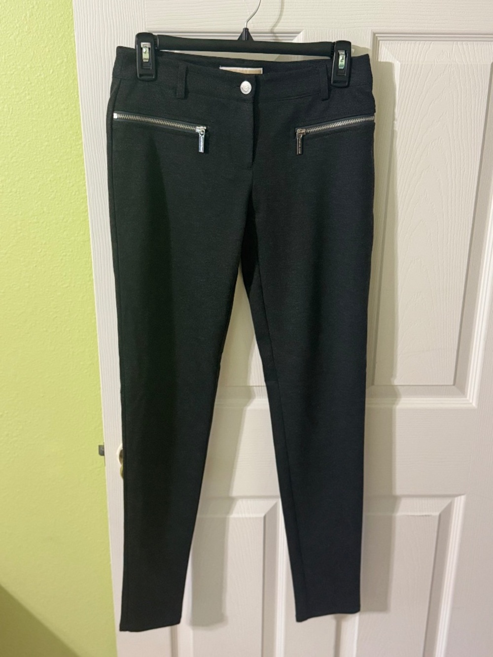 Michael Kors Grey Dress Pants with Tapered Ankle Zip